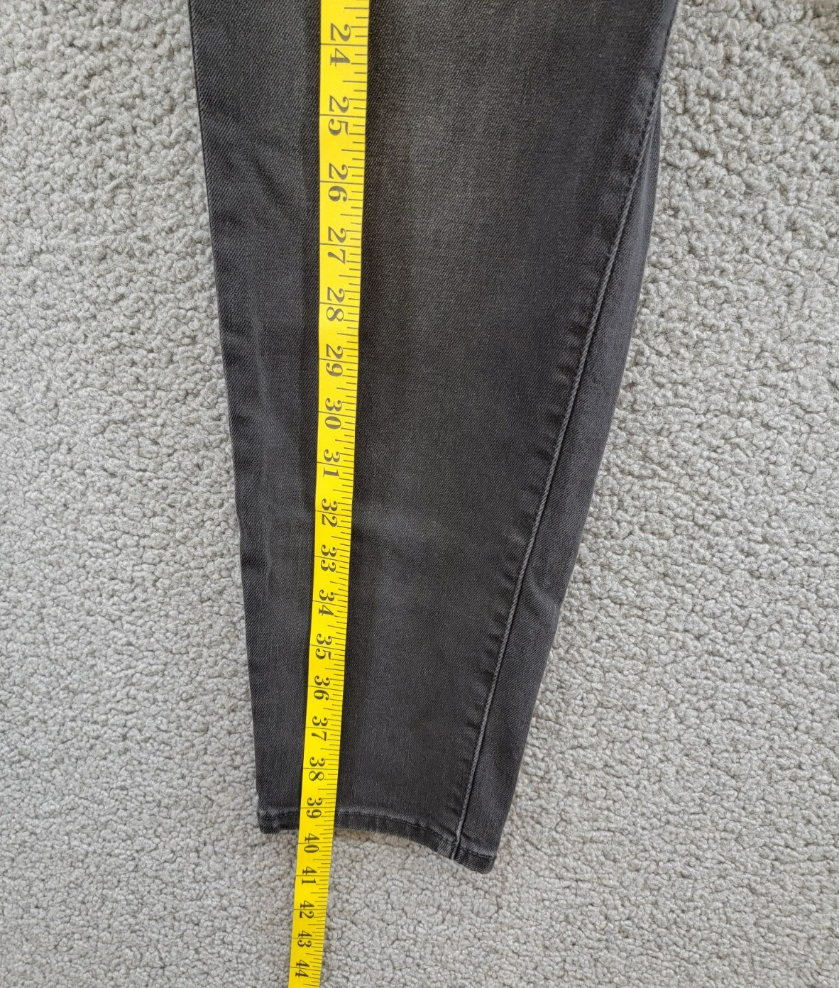 Lauren Ralph Lauren Plus-Size High-Rise Skinny Ankle Jeans Women's 18W Black - Picture 9 of 18