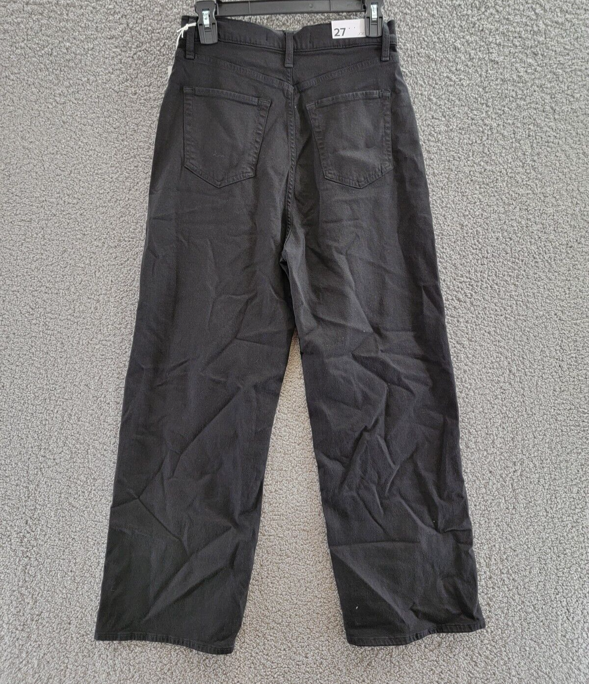 Joe's Jeans The Pleated High Rise Wide Leg Jeans Women's 27 Black Zipper Fly - Picture 11 of 17