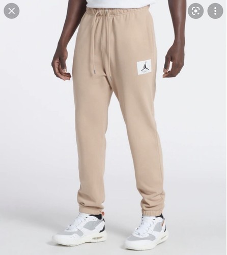 Nike Air Jordan Flight Statement Fleece Pants Jogger Tan
