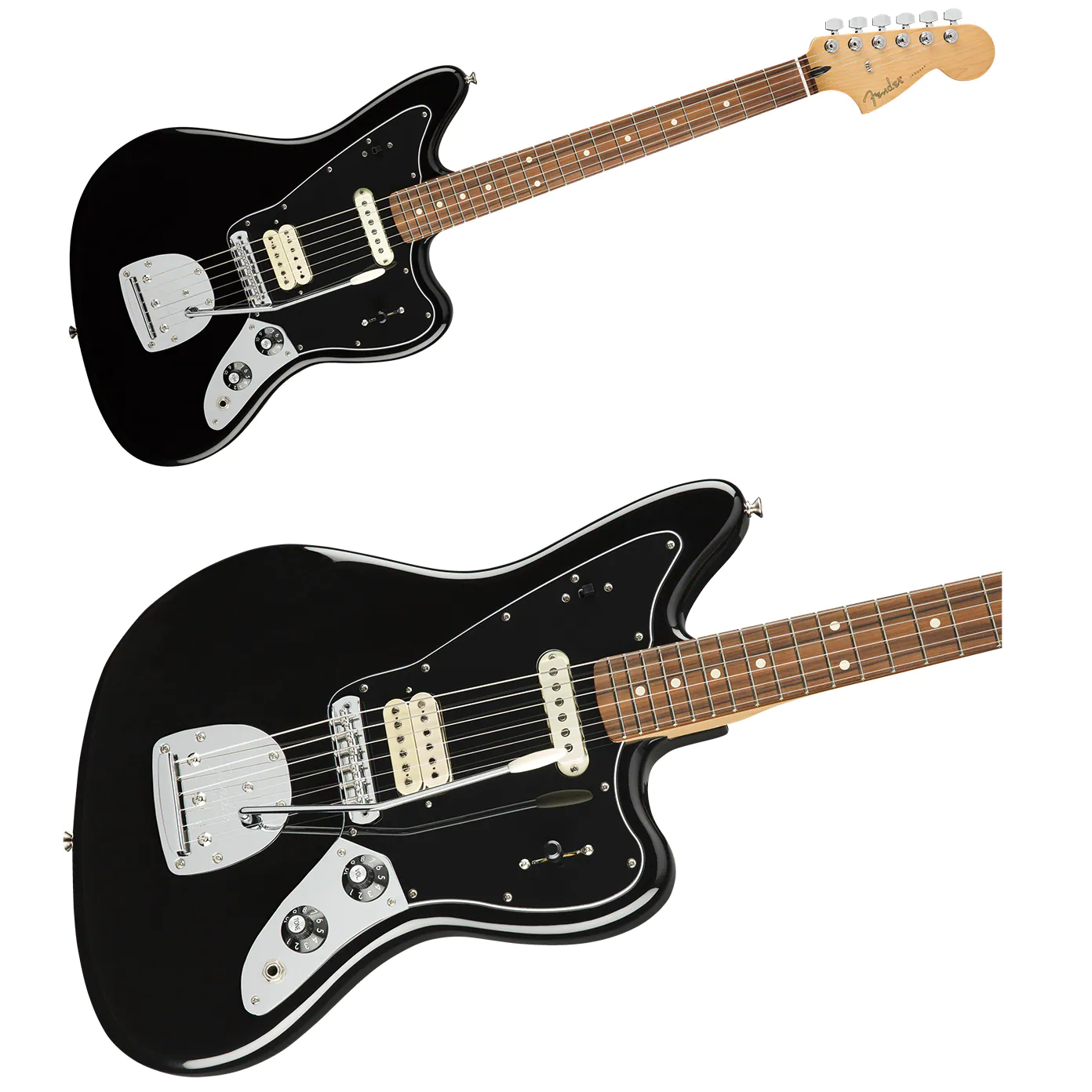 Fender Player Series Jaguar Black Pau Ferro Electric Guitar