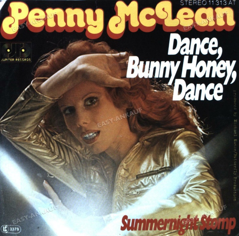 Penny Mclean - Dance, Bunny Honey, Dance / Summernight Stomp 7in 1977 .