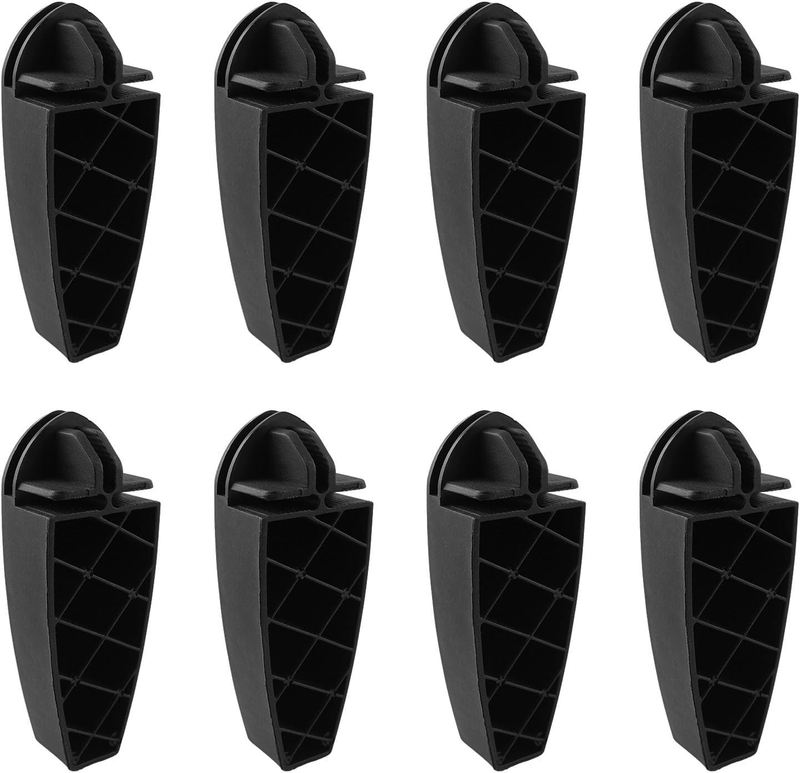 8PCS Assembled Cabinet Fastening Clips High Foot Plastic Wardrobe Fastener Resin