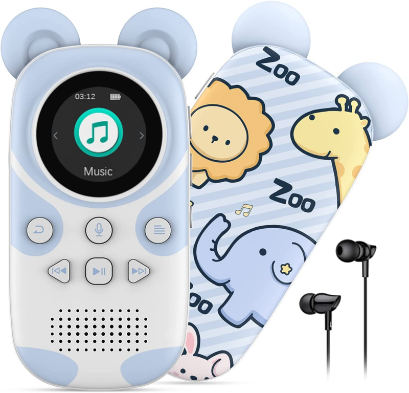 For Kids, Cartoon Zoo Portable Music Player 16gb, Child Mp3