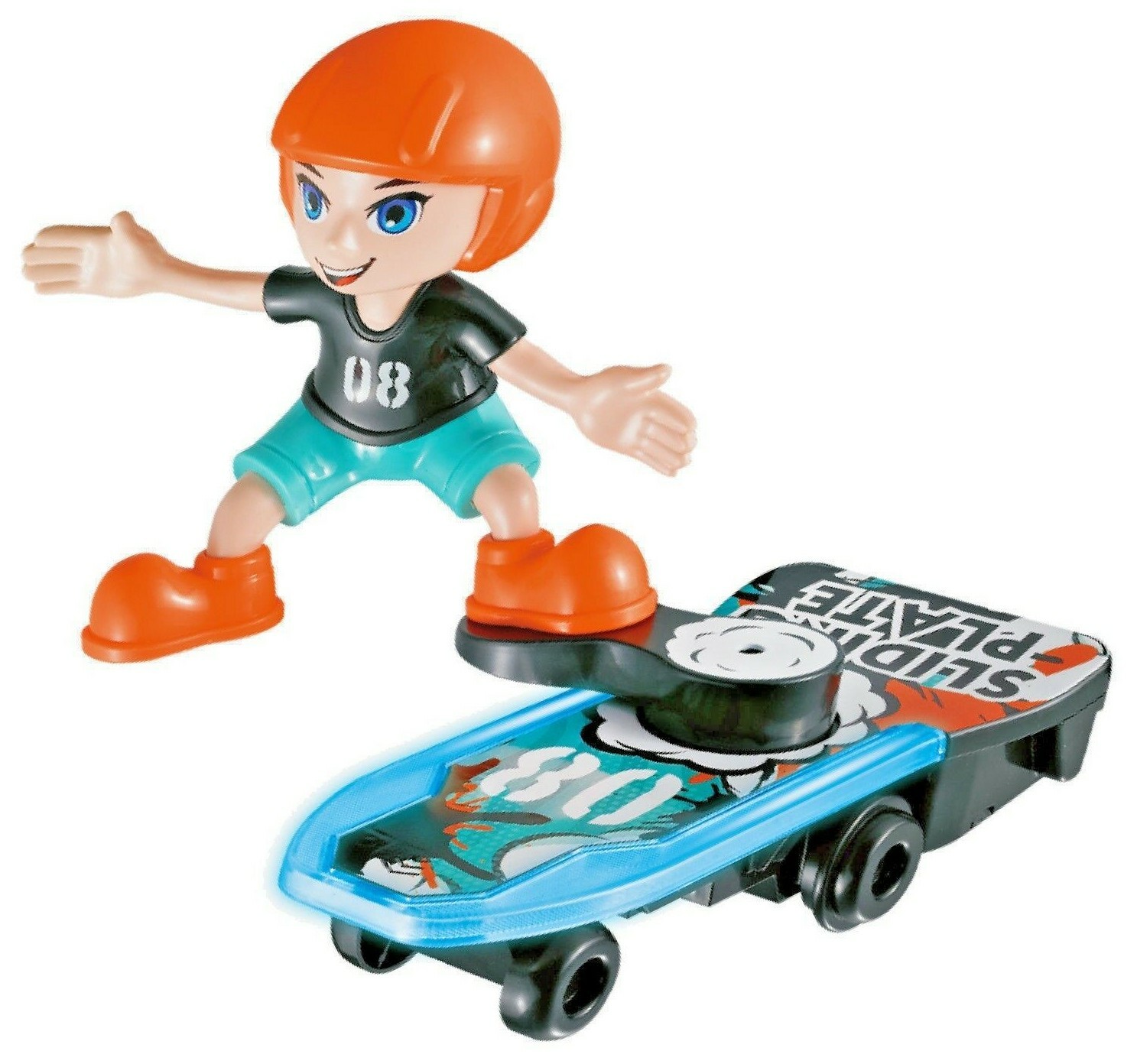スティッチ toptoy 2点セット skateboard perkybutt Skate Stunt Toy Battery Operate Light & sound NEW bump go