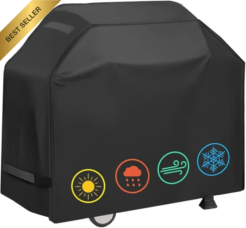 Grill Cover, Waterproof BBQ Grill Cover, 58 Inch Rip-Proof and Anti-Uv Barbecue