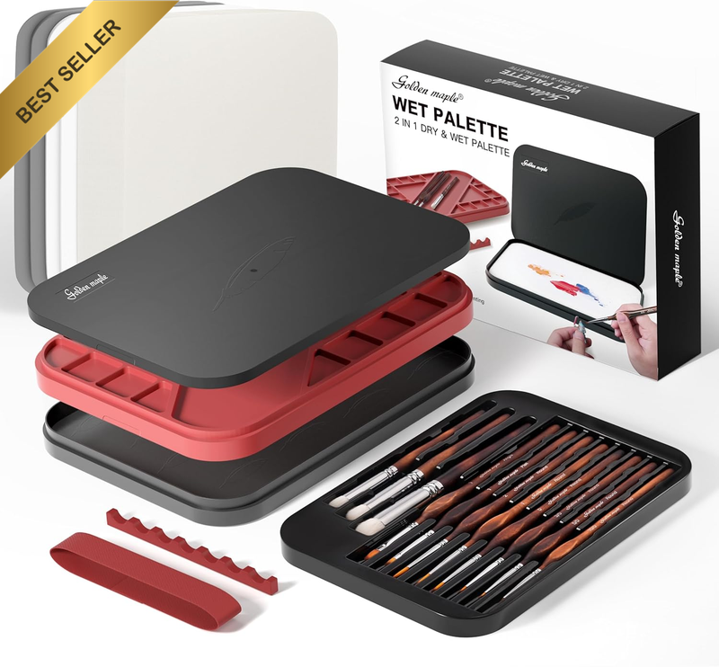 Wet Pallets for Painting Miniatures - Stay Wet Palette for Acrylic Painting Kit