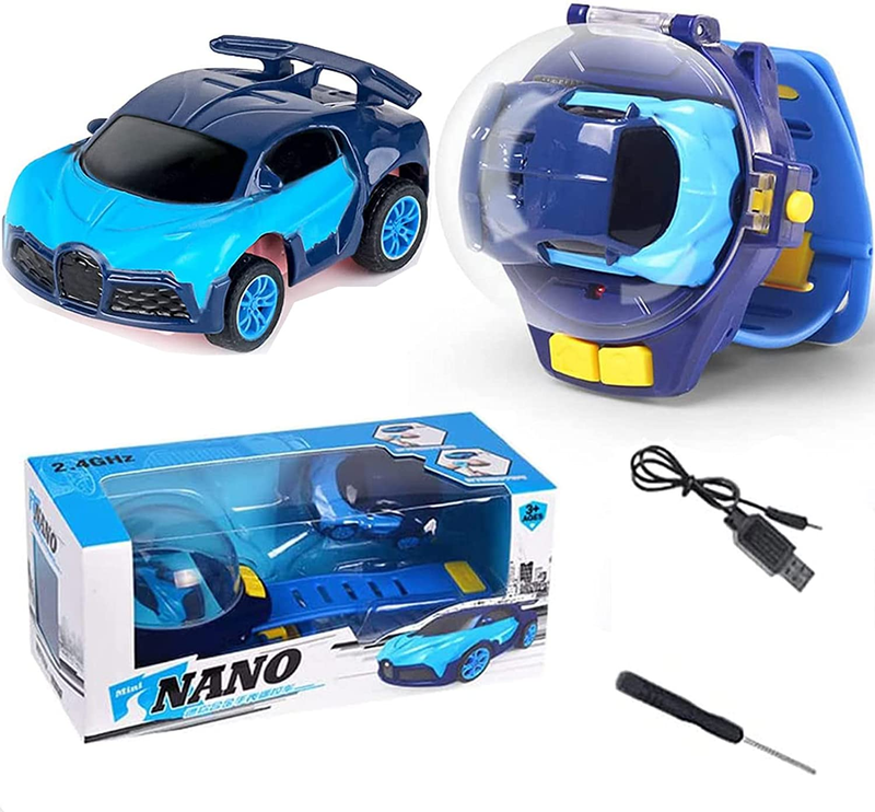 2022 New Mini Remote Control Car Watch Toys, 2.4 Ghz Detachable Watch Car Toys,