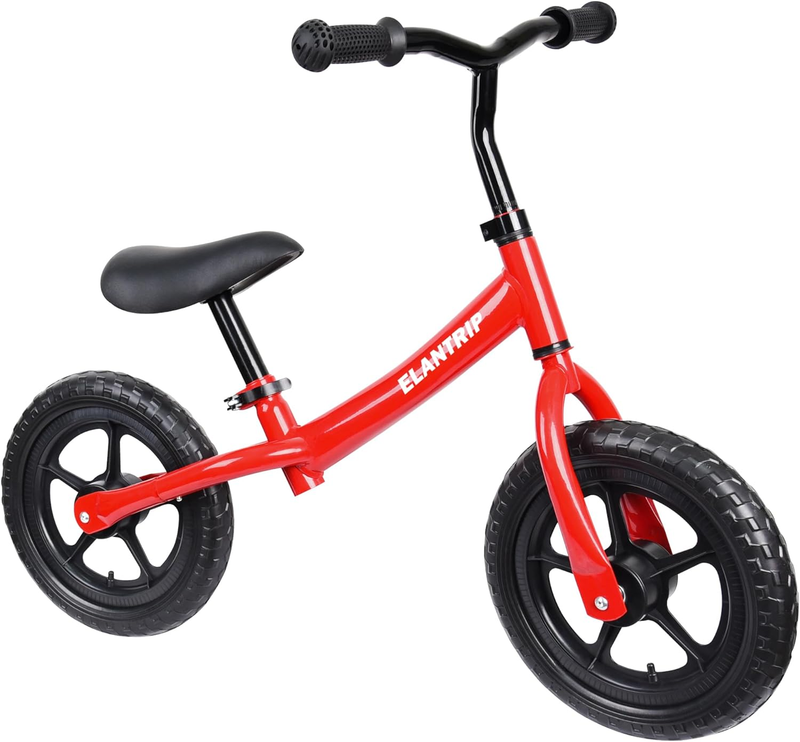 Balance Bike, Lightweight Black Toddler Bike for 1-3 Year Ol