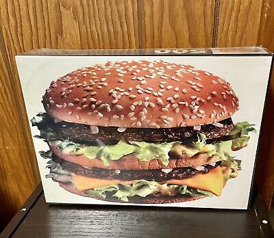 Mcdonalds Big Mac Jigsaw Puzzle 500 Piece Vintage Rare Cheeseburger Hamburger