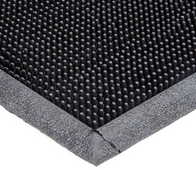 Corporation-396S2432 Heavy Duty Rubber Fingertip Outdoor Entrance Mat 24'' x 3...