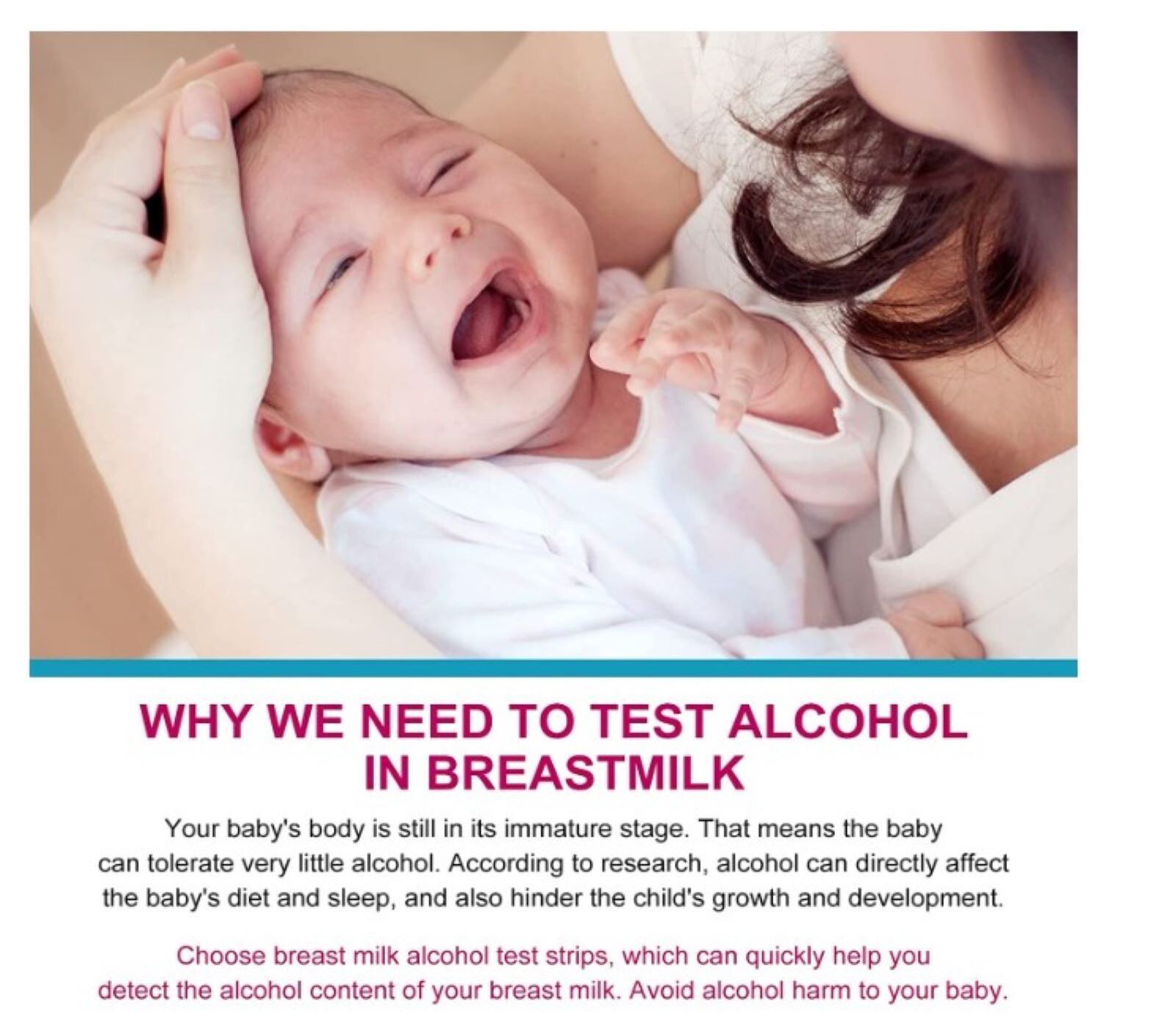 Breast Milk Alcohol Test Strips, Alcohol Test Strips for Breast milk S