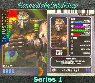 Injustice Arcade Series 1 Out of Print Card 15 Regime Bane Holofoil