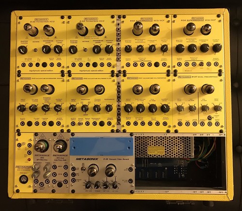 Metasonix Analog Tube Eurorack Rig + Monorocket High-Power Case w/ Thyratron R55