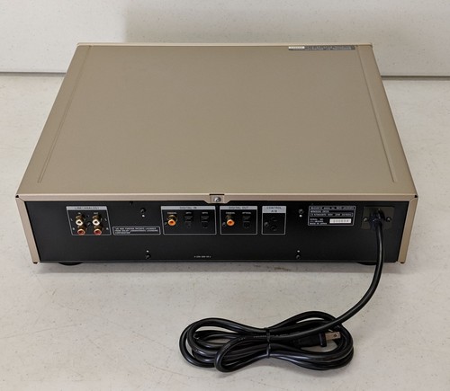 Sony MDS-JA555ES Champagne MiniDisc MD Player Recorder Deck + RM-D40M Remote Box