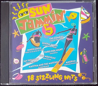 SUN JAMMIN' 5 CD -VARIOUS   The Zombies, America, Three Dog Night + More