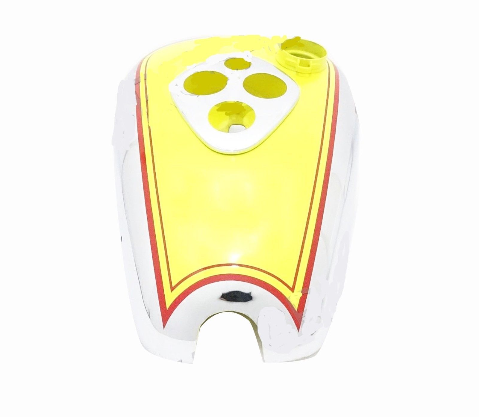 Fits Triumph Tiger T80 Yellow Painted Chrome Plated Petrol Gas Fuel Tank 
