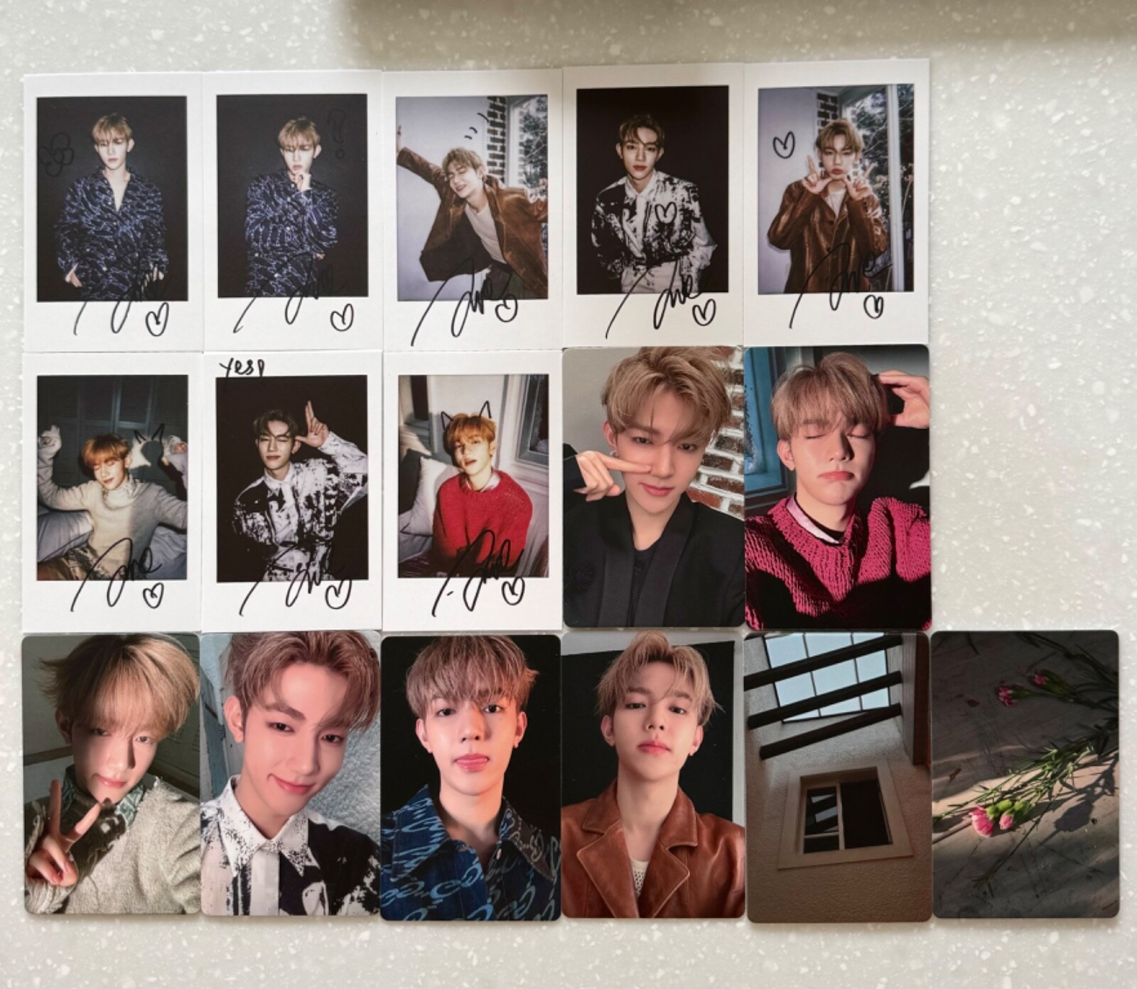 THE BOYZ lipgloss キュー Q サイン会 ポラロイド チェキ theboyz キュー Q サインポラロイド チェキ THE BOYZ lipgloss キュー