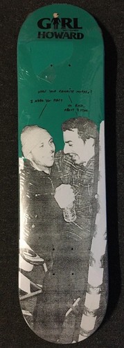 Vtg 2008 Rick Howard Girl Skateboards X Anti Hero Beauty