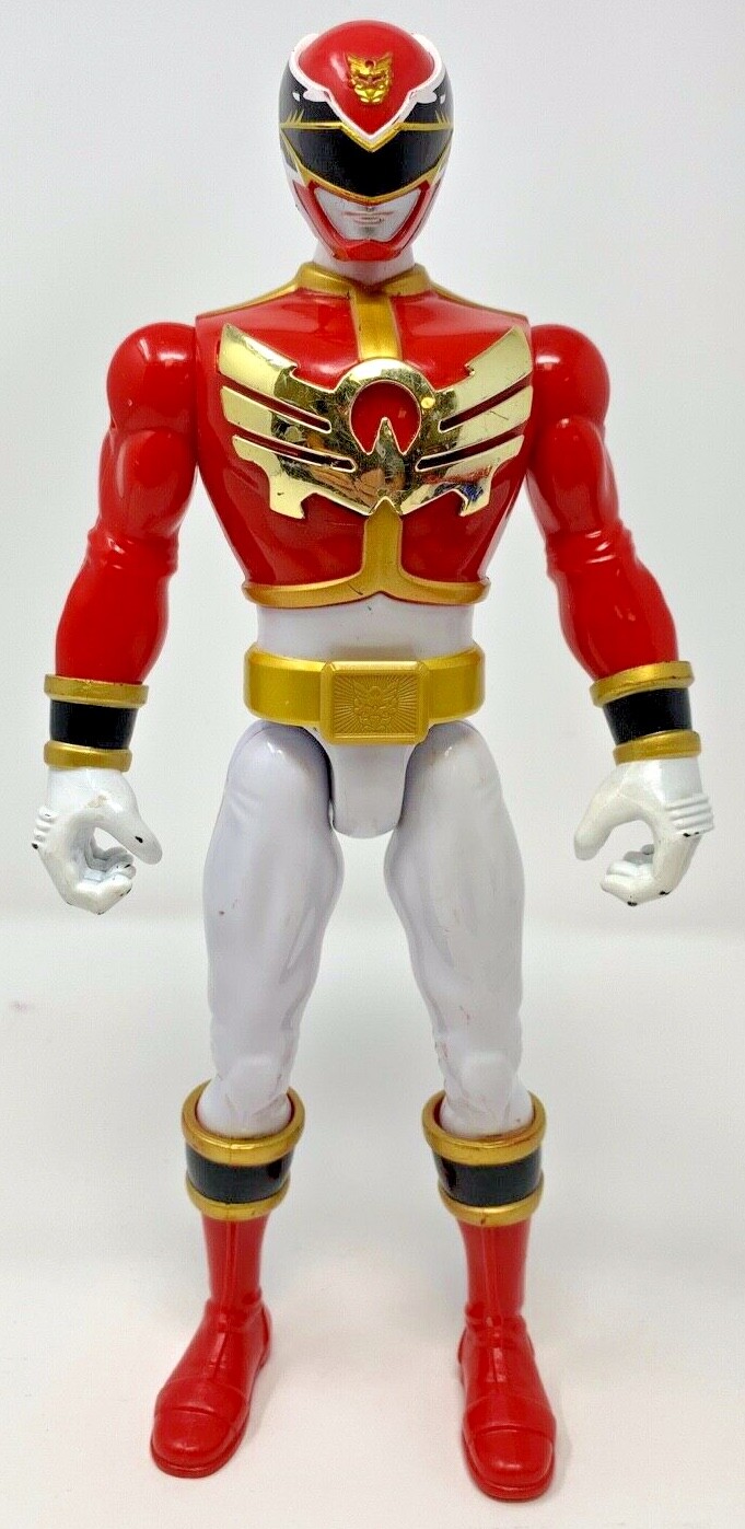 【未使用品】BANDAI POWER RANGERS MEGAFORCE レッド Bandai Power Rangers Megaforce 10cm / 4