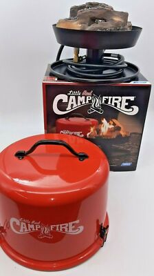 Camco Red Campfire Portable Propane Campfire Pit Size Small, Large 58031, 58035