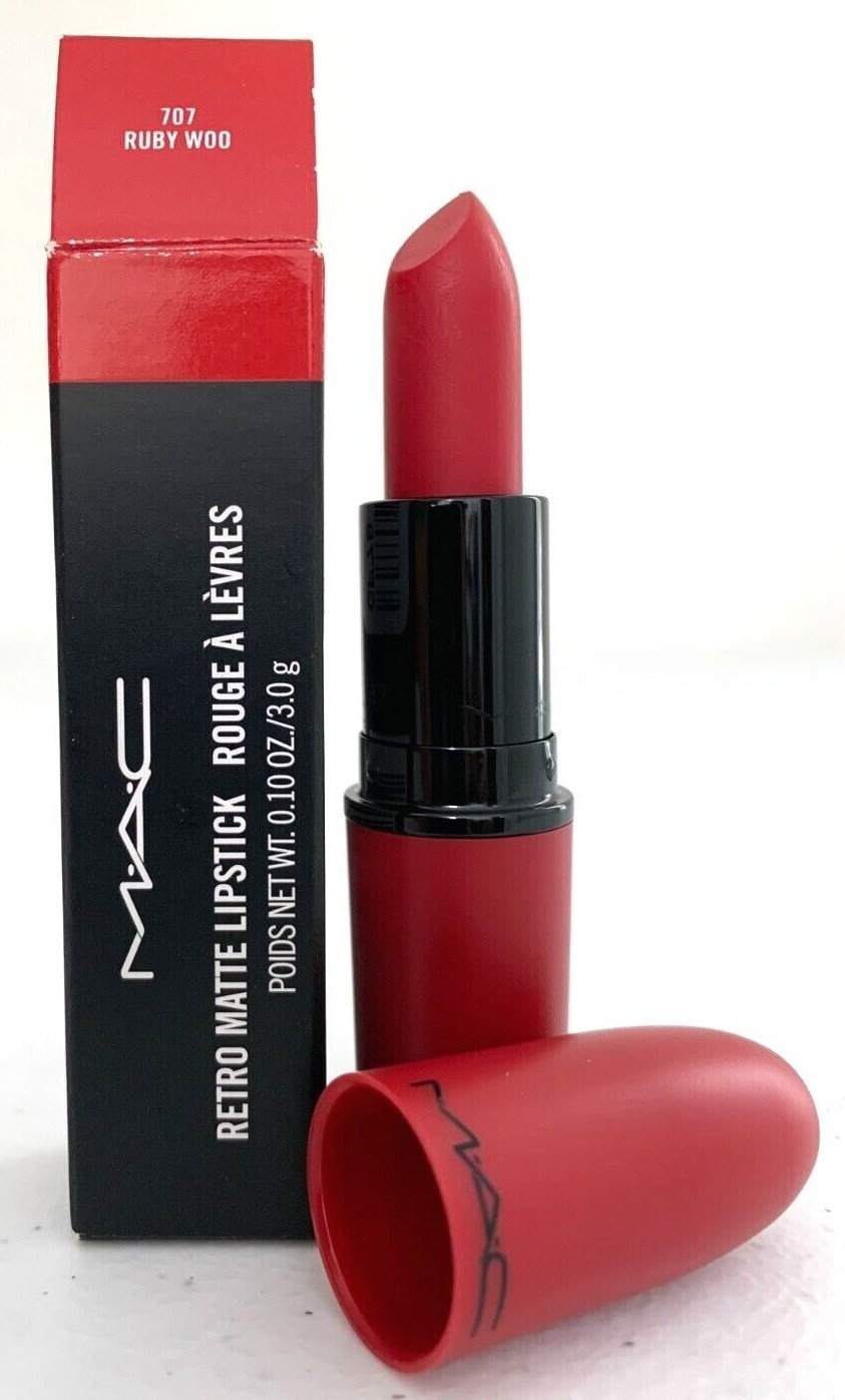 MAC Retro Matte Lipstick *RUBY WOO *BRAND NEW IN BOX *FULL