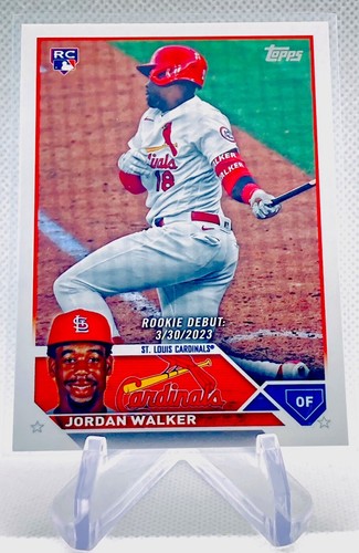 2023 Topps Update Jordan Walker Rookie Debut Rookie Card