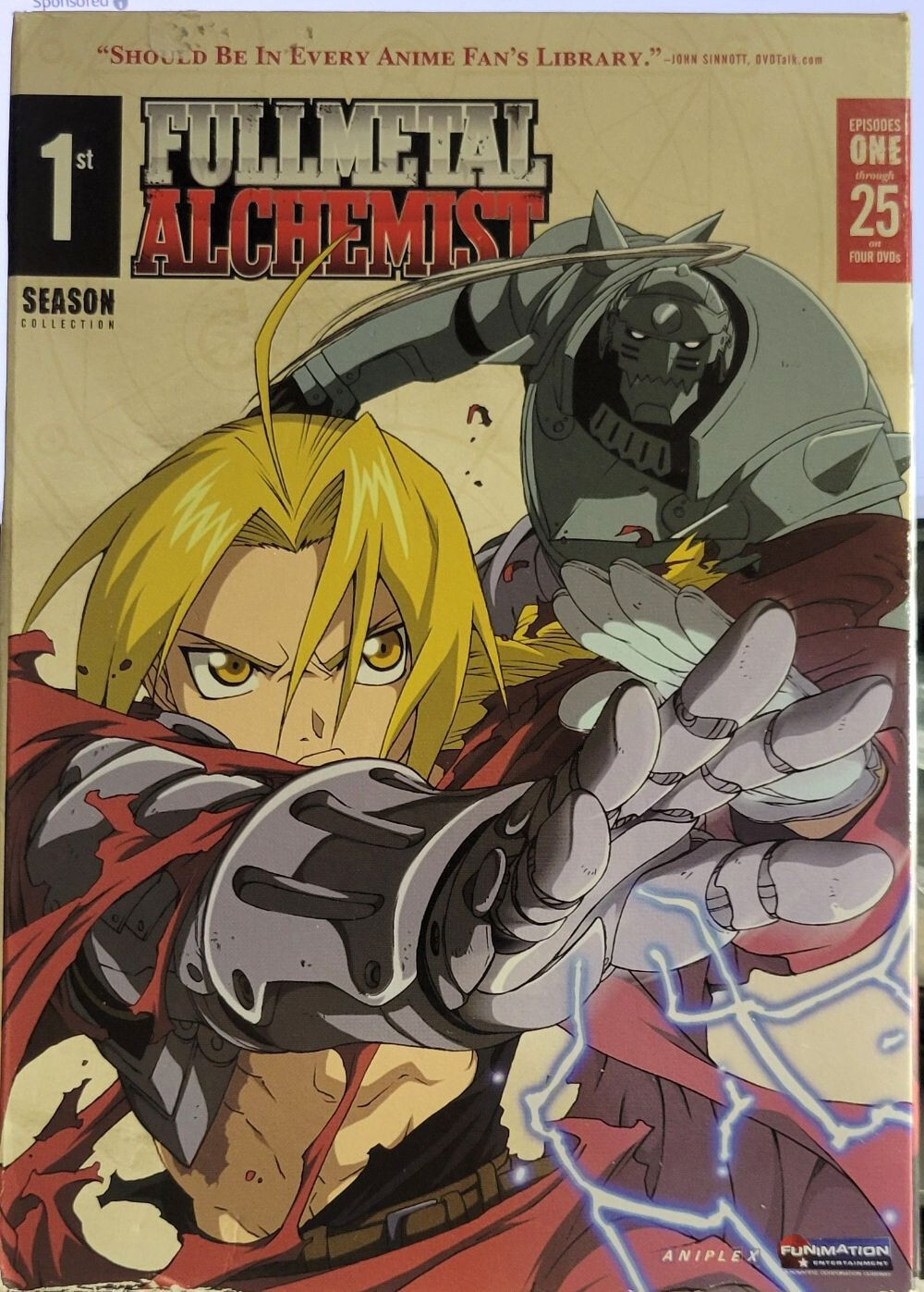 アニメ FULLL ALCHEMIST DVD s-l400.jpg