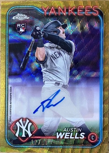 2024 Topps Chrome Update Series - Austin Wells #AC-AWE