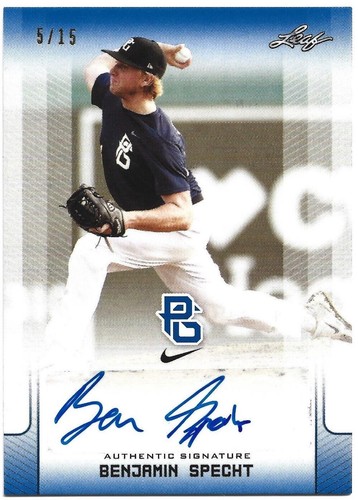 2017 Leaf Perfect Game National Showcase - Benjamin Specht #BA-BS1