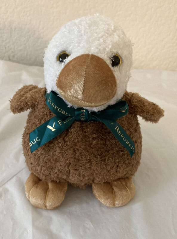New First Republic Bank Plush Eagle! Very Rare 6in Iconic Eagle ~ NWOT