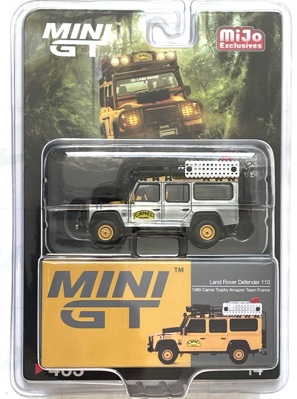 Master Land Rover Defender 110 CAMEL TROPHY 1/64 | eBay