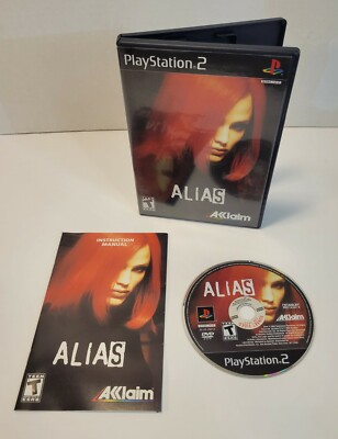 Alias (Sony PlayStation 2, PS2, 2004) Complete w/Manual - Tested
