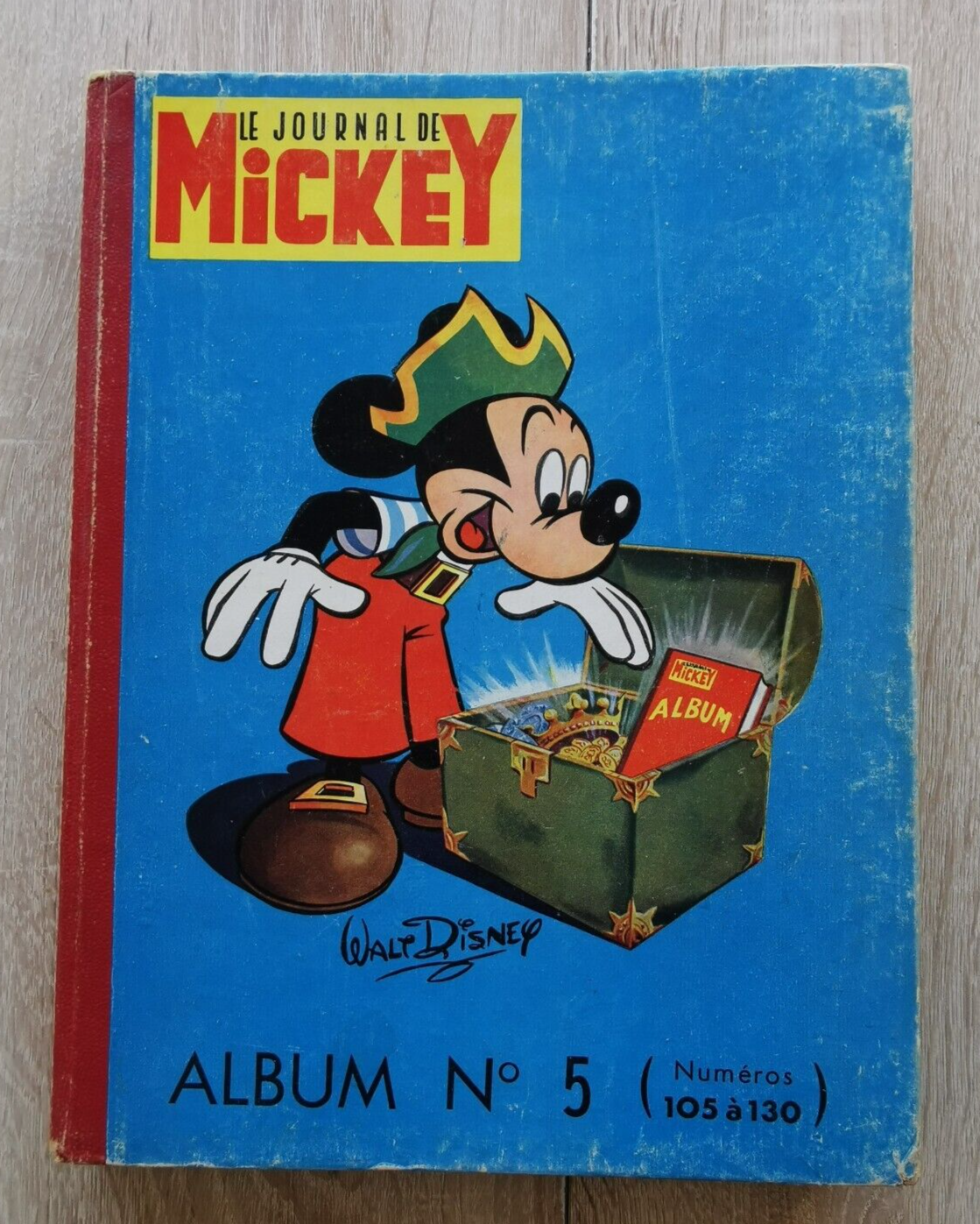 LE JOURNAL DE MICKEY/ MICKEY MAGAZINE ** ALBUM N°5 N°105 A