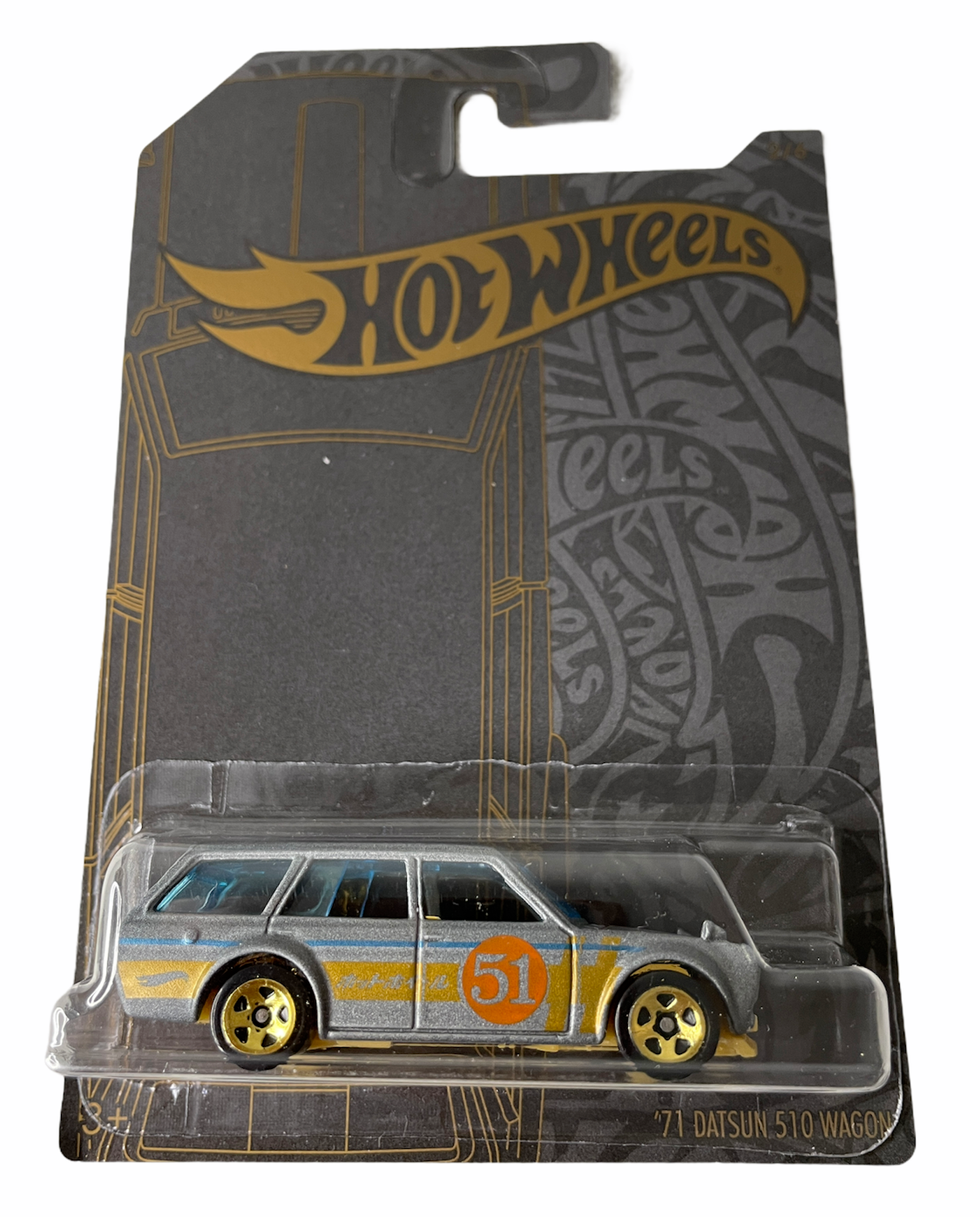Hot Wheels '71 Datsun 510 ゴールド Hot Wheels '71 Datsun 510 Wagon - Satin and Gold - Combined