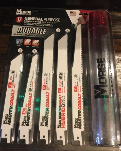 MK Morse RBKITGP01 17-Piece General Purpose Reciprocating Blade Assortment With