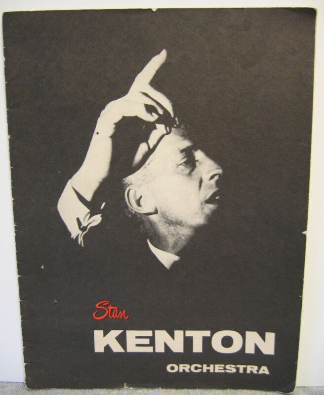 STAN KENTON ORCHESTRA 1961 CONCERT PROGRAM **VERY RARE COLLECTABLE**