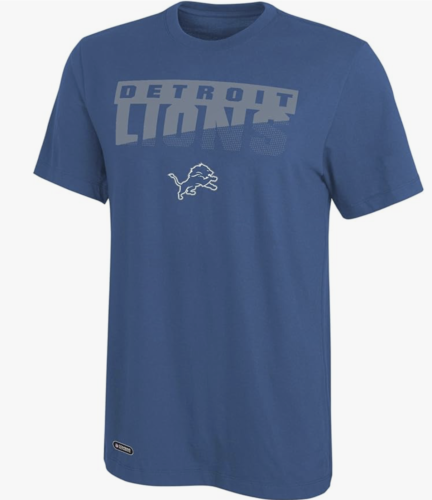 Футболка с коротким рукавом Dri-Tek New Era NFL Mens Detroit Lions Scoreboard