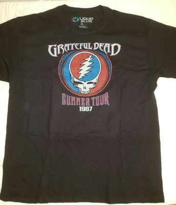 Brand New Liquid Blue Grateful Dead ''Summer '87'' T-shirt Size XL