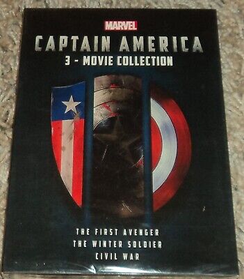 CAPTAIN AMERICA - 3 MOVIE COLLECTION (DVD) NEW FACTORY SEALED