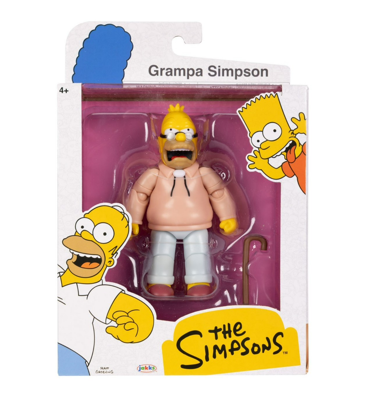 グランパ　grandPa! swimmy スイミー Grampa Simpson The Simpsons Jakks Pacific 5