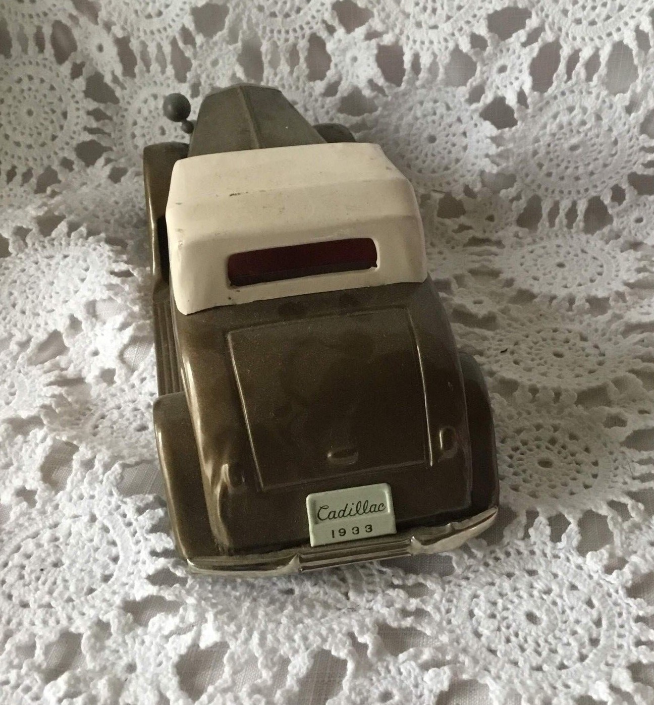 Cadillac 1933 Sign of Quality Car Japanese Tin Toy Car Vintage Needs TLC