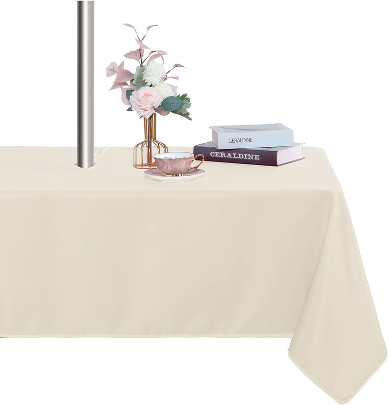 Outdoor Indoor Tablecloth - Washable Waterproof Wrinkle