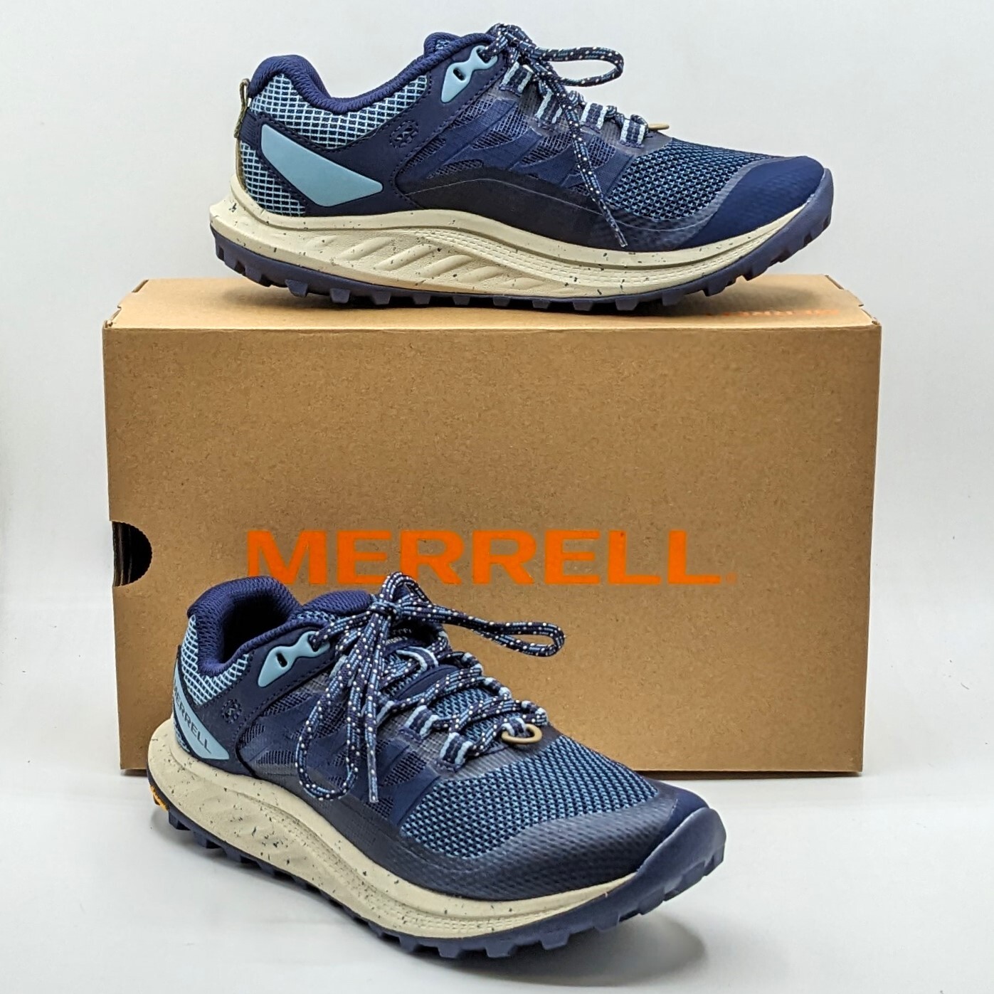 Merrell Antora 3 Women's Trail Running Hiking Shoes (Sea