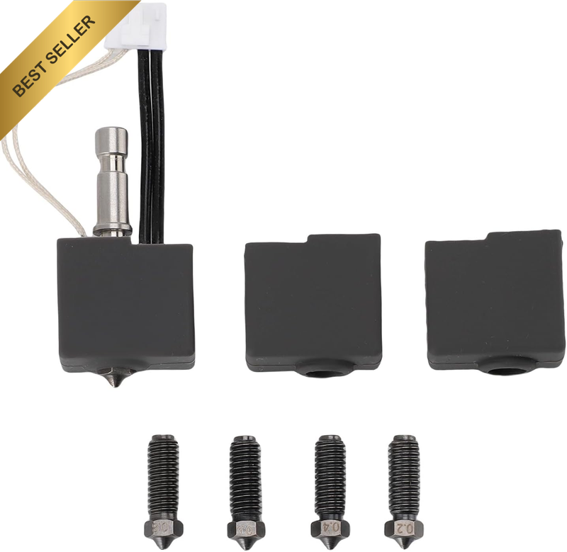 Hotend Kit with 4 Hardened Steel Nozzles for Kobra S1 All Metal High Temp Extrud
