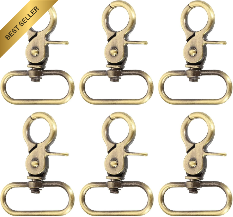 6Pcs Swivel Snap Hook, 38Mm(1 1/2