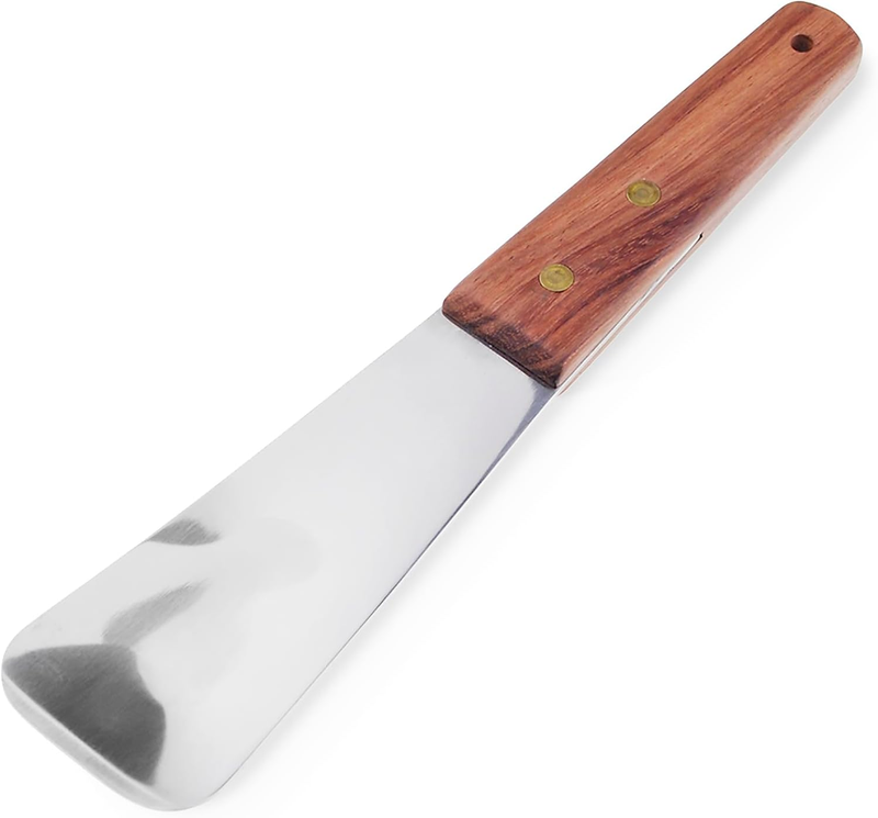 Muka Ice Cream Scoop with Wooden Handle, Stainless Steel Spade
