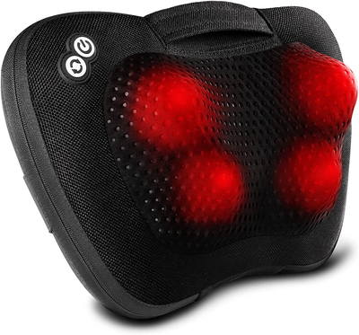 VIKTOR JURGEN Back Massager Neck Massager with Heat Massage Pillow Gifts for Mo