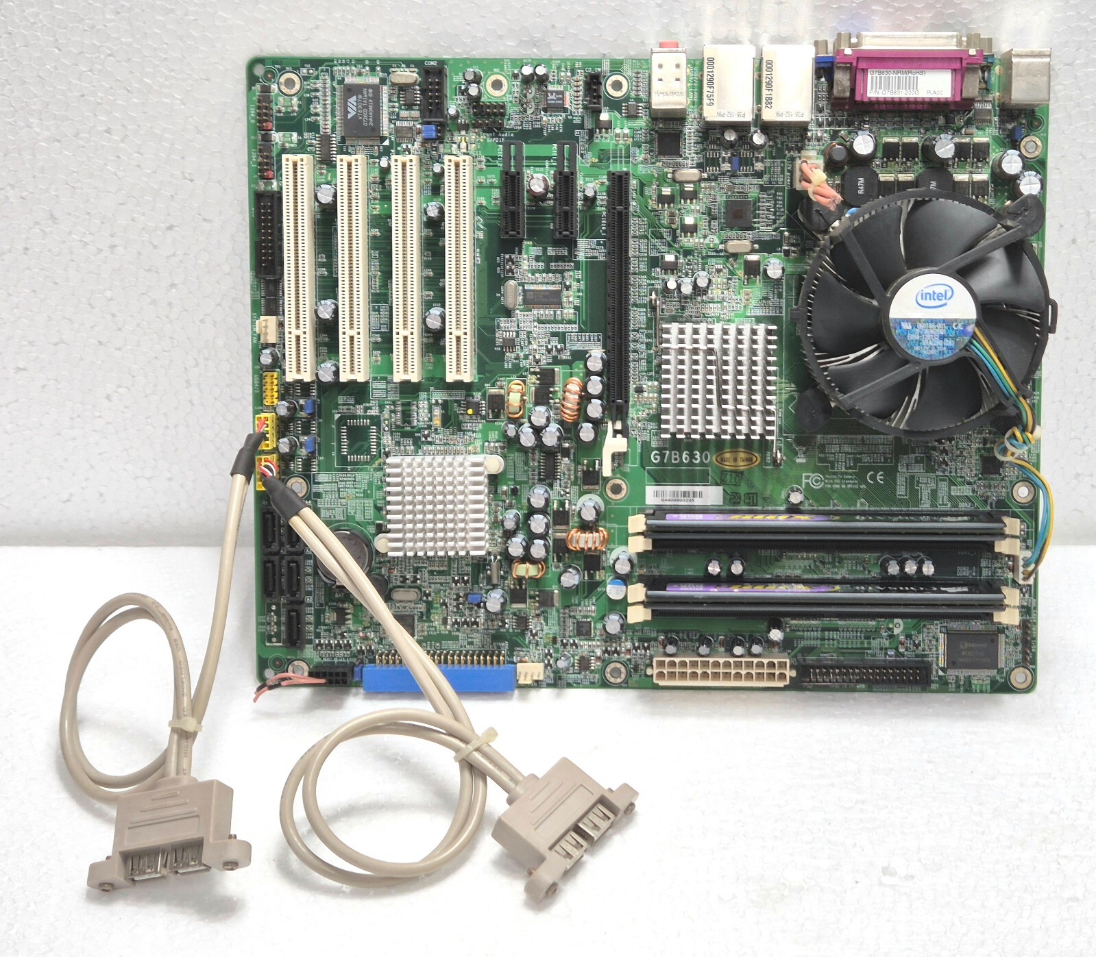 Intel G7B630 Industrial Motherboard With Corsair CM2X512A