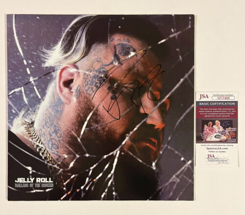 Jelly Roll Signed Ballads of the Broken 12x12 Photo Album Proof COA Autographed star Jelly Roll Signed Ballads of the Broken 12x12 Photo Album Proof COA Autographed star