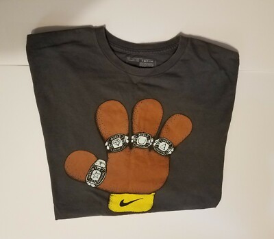 Nike Kobe  4 RINGS PUPPET HAND  Shirt Size 3xl FREE SHIPPING lakers nike